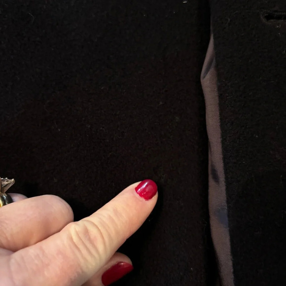 Hugo Boss Men’s De Tomaso 100% Virgin Wool Coat in Black, size 42L - Picture 8 of 16